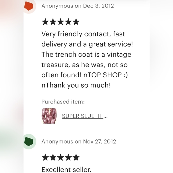 My ETSY VINTAGE DOVE Sales & Feedback 25 yrs of online sales experience♡ - Picture 9 of 16